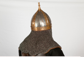  Photos Medieval Soldier in leather armor 3 Medieval Clothing Medieval soldier chainmail armor head helmet hood 0006.jpg